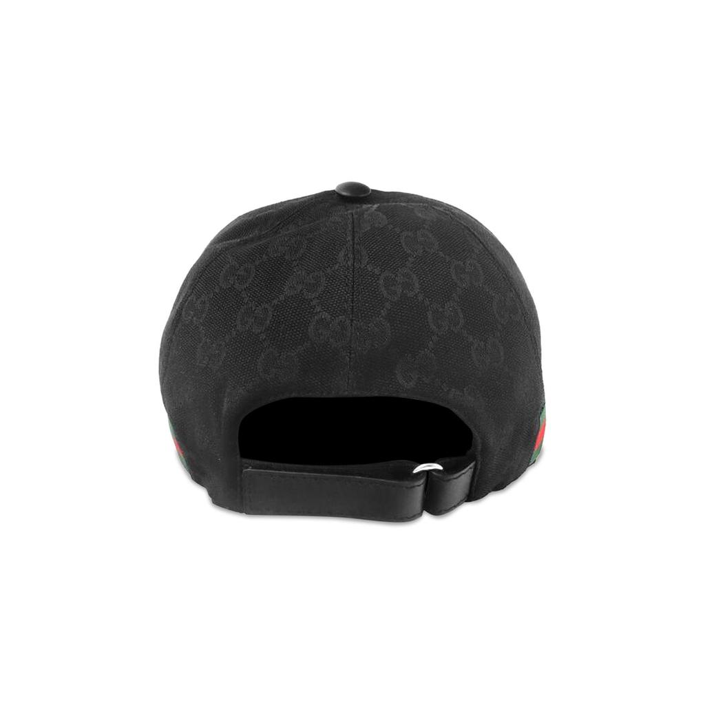Gucci Plátené šiltovky Double G Pánske Čierne (Unisex) Šiltovky 200035 KQWBG 1060