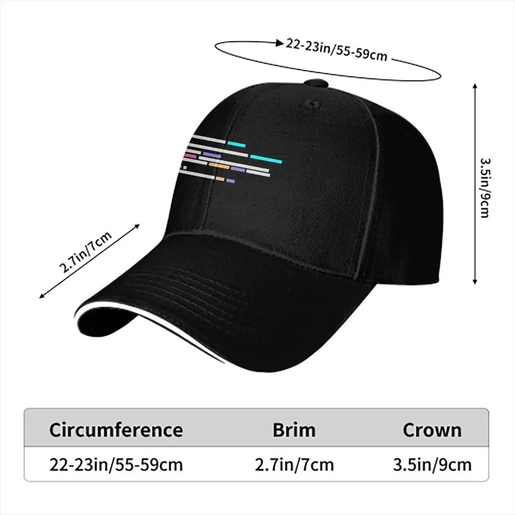 Linux Operating System Multicolor Hat Peaked Mens Cap Code Personalized Visor Protection Hats