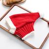 Red Pet Headwear Soft Cat Decorative Hat Christmas Pet Hat Christmas Dog Knitted Hat  Christmas