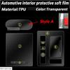 For MG All New RX5  2024 Car Interior Center Console Screen Transparent TPU Protective Film Anti-scratch Repair Accessories