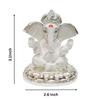 Ceramic Ganesh Idol For Car Dashboard Ganesha Murti Ganpati Idol For Home Decor Puja Lord Ganesh Statue Gift