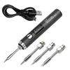 Fresh Soldering Iron Kit DC3.7V 2A USB Type-C 5 Gears Temperature Adjustable 260-420 C Electric Soldering Iron Welding Tools