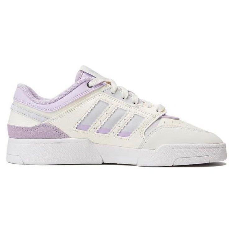 Adidas Originals Drop Step Non-Slip Durable Low-Top Skate Shoes Women Sneakers White Pink IF2691
