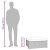 vidaXL Gartenhocker mit Kissen Braun 70x70x30 cm Poly Rattan