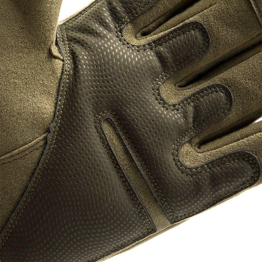 Knuckles Leather Half Finger Men'S Gloves Half Finger Mittens Motorcycle Gloves Fingerless Gloves
