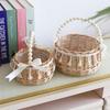 Handmade Bamboo Woven Princess Flower Basket