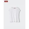 Uniqlo Japan Linen French Sleeve Relaxed Fit Tee
