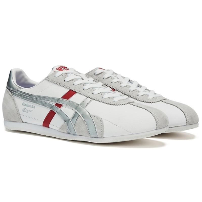 Onitsuka Tiger Runspark 'White Silver Red' Sneakers 1183B480-101