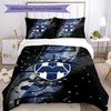 C.F.Monterrey Football Crest Art Printed Pattern Duvet Cover Set – includes 1 duvet cover and 2 matching pillowcases Bedroom decor Christmas gifts