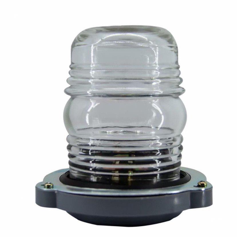 CXH4-3 Marine Signal Light - Large Masthead, All-Plastic Shell, Steel Glass Lampshade, Original Color