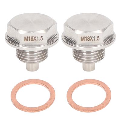 M18x1.5mm Engine Magnetic Oil Drain Plug DP007 Strong Magnetic Force Compact Size Universal for