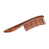 TAN MUJIANG Wooden Hair Comb "Suiun" by Tan Mokusho. Curved Design, Natural Materials, Modern and Simple Aesthetics.