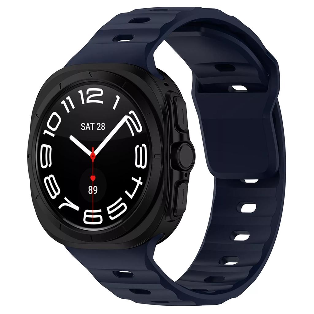 Smartwatch-Armband Uhrarmband für Samsung Galaxy Watch Ultra 47mm Dunkelblau