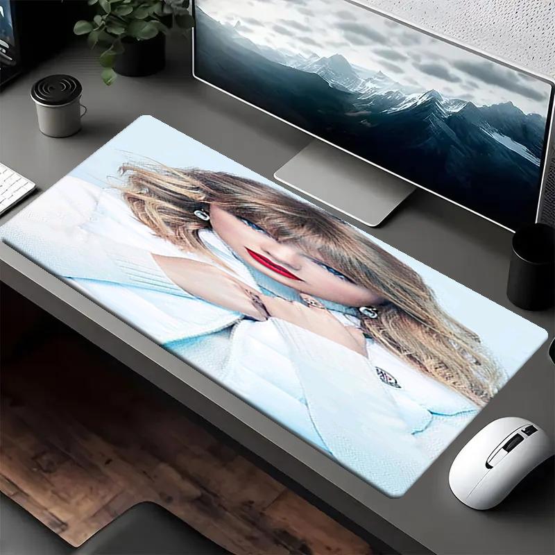 Taylor Theme Mouse Pad, Non Slip Rubber Base, Multifunctional Office & Home Decor, Perfect for Workspace Personalization.