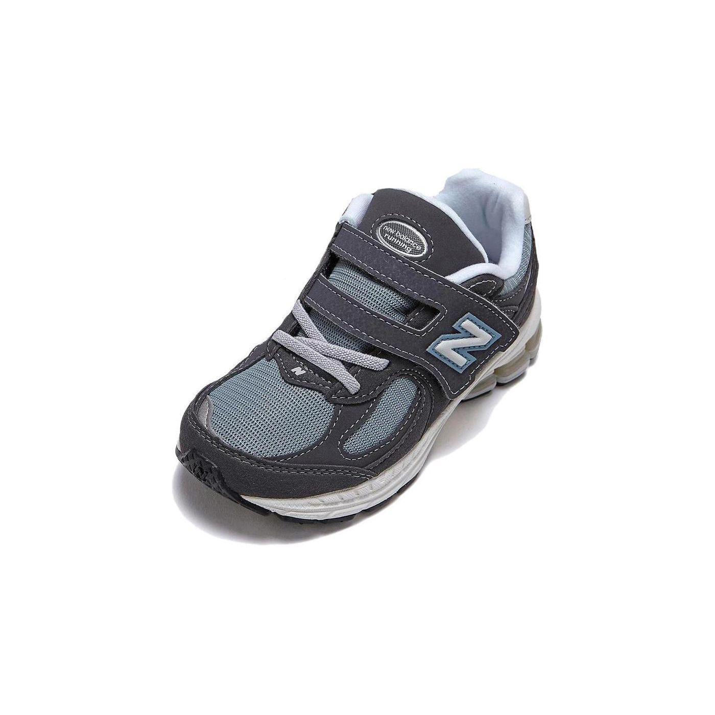 New Balance Kids 2002 Hook and Loop Grey White PV2002FB 28.5