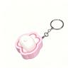 Slow Resbound Finger Button Clicker Soft Squeeze Toy Keychain Fidget Keychain  Holiday Gifts