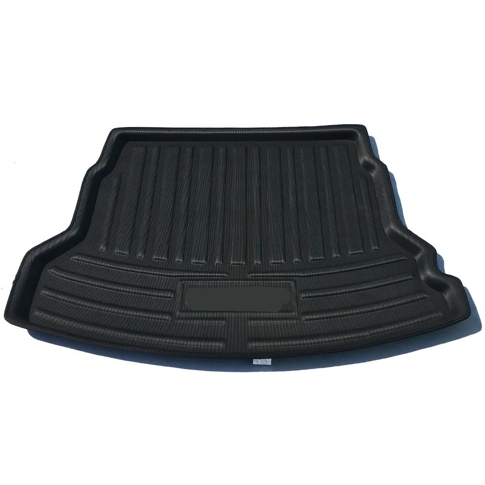 Коврики в багажник автомобиля для Honda CRV CR-V 2012 2013 2014 2015 2016 Ковер в багажник Поддон на пол Коврик в задний багажник автомобиля Противоскользящий Водонепроницаемый чёрный