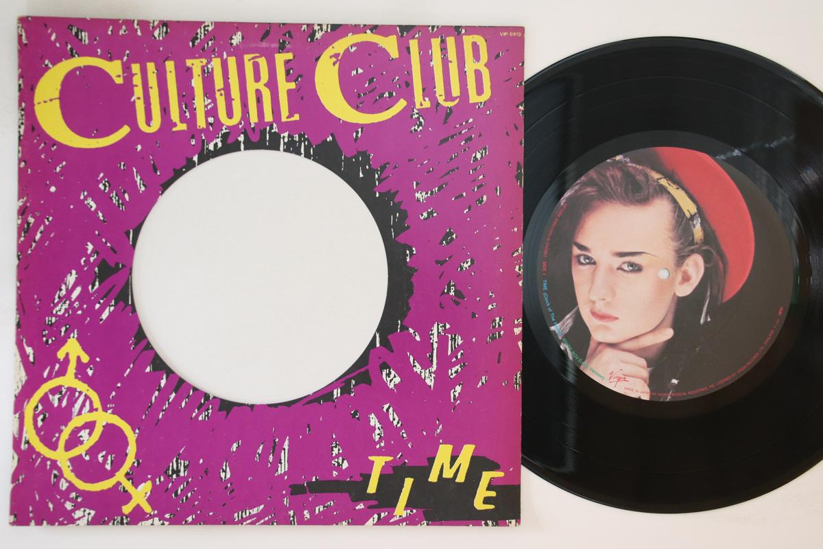 

12-дюймовая пластинка CULTURE CLUB - Time / White Boy (Длинная версия) VIP5915 VIRGIN 1983 Япония Рок Б/У