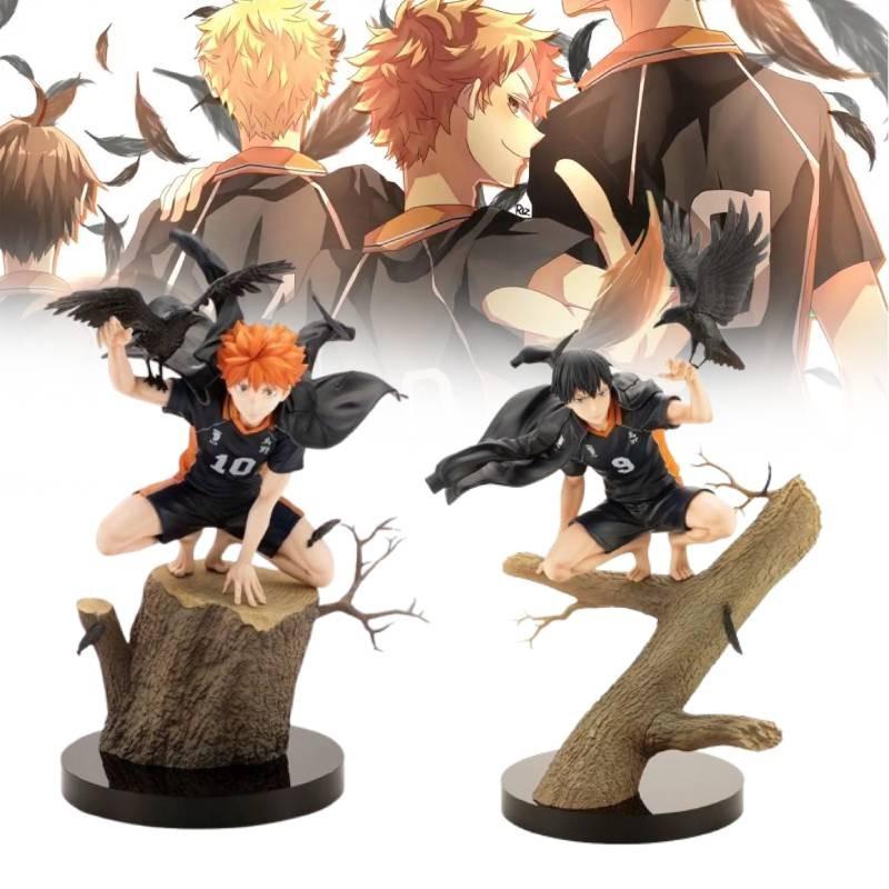 High-quality Pvc Haikyuu Gk Figure Of Hinata Shoyo And Kageyama Tobio With Detailed Base