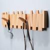 Wandmontierte Holzmäntelständer in Klaviertastenform Hüteorganisator Kreativer Kleiderhaken Schlüssel
