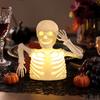 Dovleac de Halloween Craniu Decor Înfricoșător Casă Lumini de Noapte Strălucitoare LED pentru Fantomă Bântuită
