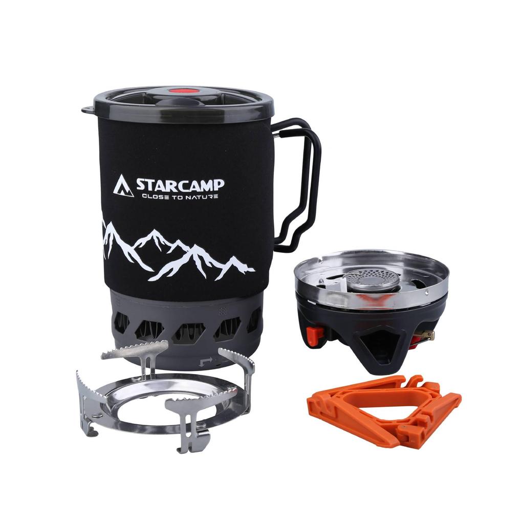 1100ML Portable Outdoor Camping Gas Stove & Cookware Set