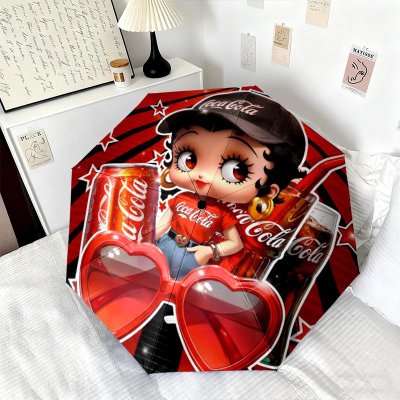 Christmas Gift Halloween Theme Bear Truck Coca Cola umbrella is suitable for all seasons, including home travel and outdoor activities Y19