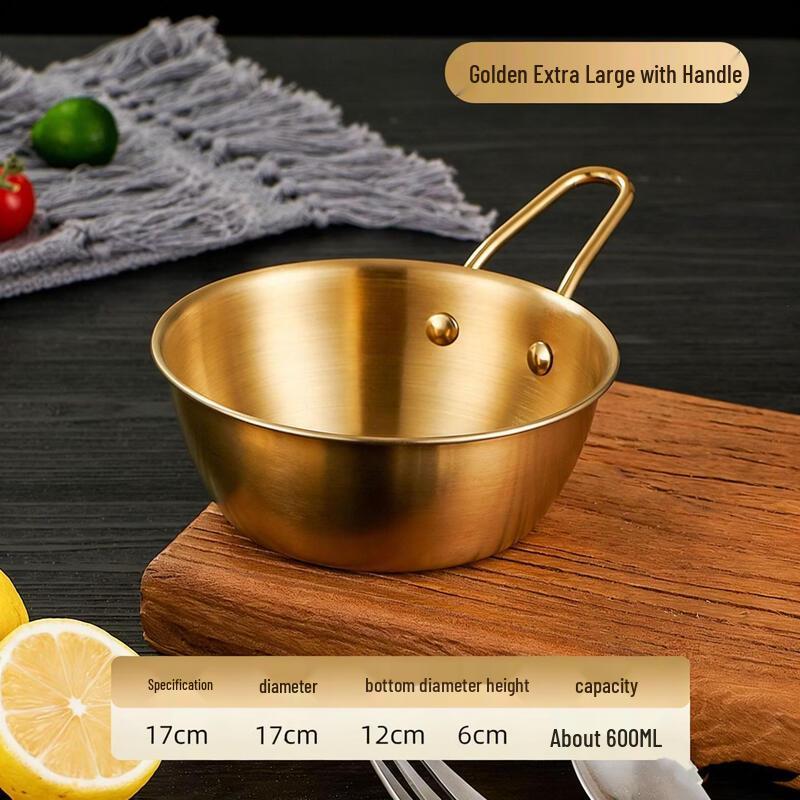 

ZISIZ Korean Stainless Steel Makgeolli/Kimchi Bowl Set