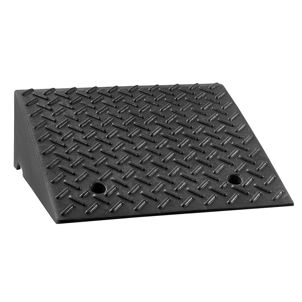 Driveway Curb Ramp, 3.175 Tons Load Capacity, 17.8 cm Rise Height Heavy Duty Curbside Bridge Ramp with Drainage Tank for Wheelchairs, Strollers,