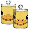 Colorful Skulls 2PC Airtight Transparent Plastic Storage Jar Food Storage Container Plastic for Food Herbs Tea etc with Storage Lid easy to use and