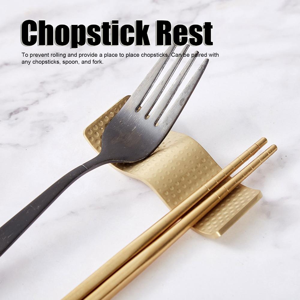 DualUse Chopstick Rest Stand 304 Stainless Steel Tableware Storage Rack  Dining Events