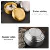 304 Stainless Steel Double-Layer Korean Rice and Soup Bowl with Lid for Kids