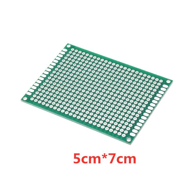 10BUC 9x15cm 8x12cm 7x9cm 6x8cm 5x7cm 4x6cm 3x7cm 2x8Cm Verde Placă de tablă cu pulverizare pe două fețe, placa universală PCB