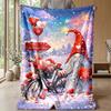 Valentine Gnome Love Truck Theme blanket Lightweight Warm Flannel Blanket Decorative Throw Blanket for Home Decoration