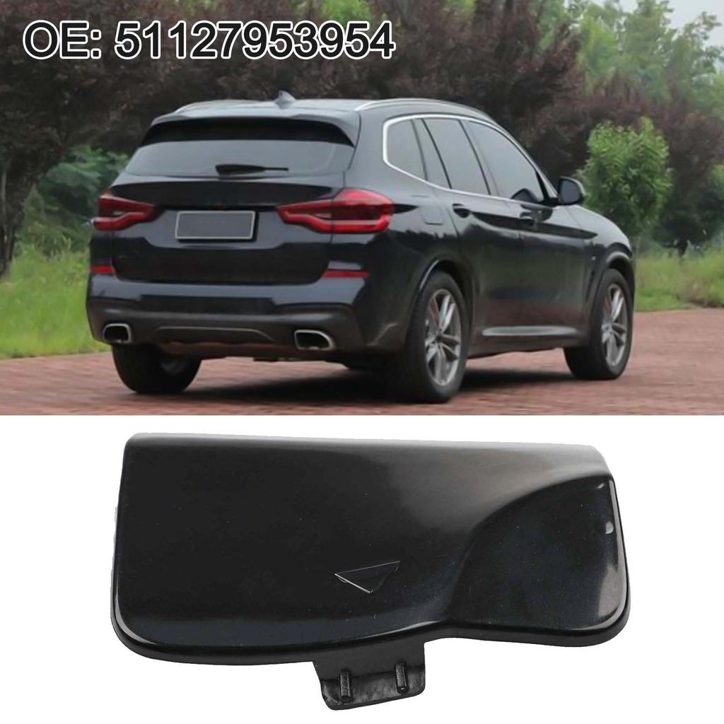 Good Effect Tow Hook Cover Cap Auto Parts 51127953954 Black Car Accessories Dustproof Plastic Replacement Tool