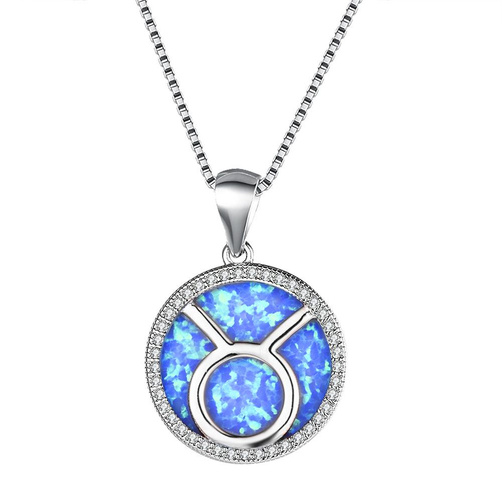 Necklace European and American 12 Constellation Necklace