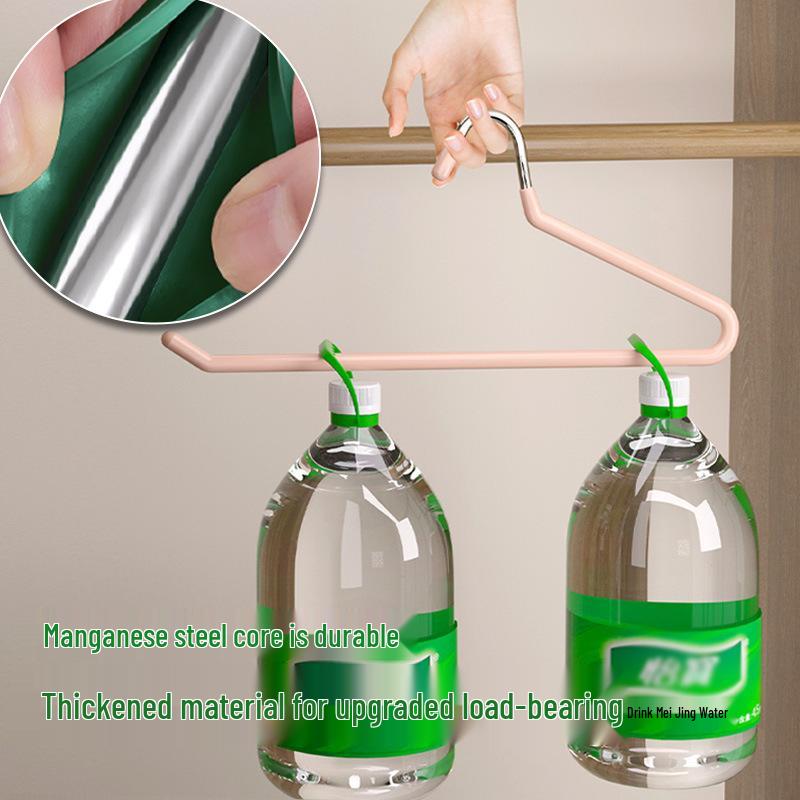 Swan-Shaped Non-Slip Rainbow Pants Hanger - Seamless Wardrobe Storage Clip