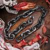 Halloween Cosplay Prisoner & Guard Prop, Plastic Simulation Handcuffs Ankle Cuffs with Chain, Role Play Performance Decor