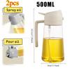 2 In1 Oil Spray Bottle Plastic Kitchen Barbecue Cooking Olive Oil Dispenser Oil Jar Baking Vinegar Soy Sauce Spray Container