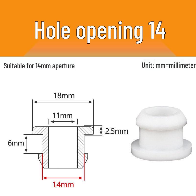 Anello passante protettore per cavi in silicone