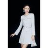 Elegant French Style Pleated Mini Dress