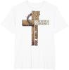 Osterkreuz Er ist auferstanden Jesus Christlich Männer Frauen Kind Jugend T-Shirt Unisex T-Shirt