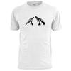 Mens Broken Rifle T Shirt Peace Harmony Anti War