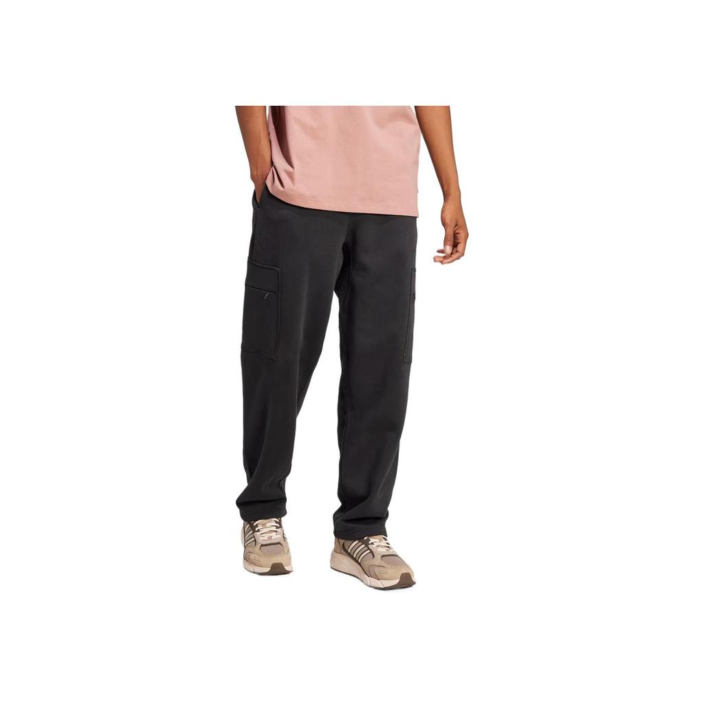 Adidas M A Szn G Cg Pt Casual Comfortable Moisture Wicking Loose Fit Solid Color Knitted Sports Pants Men Bottoms Black JJ3662