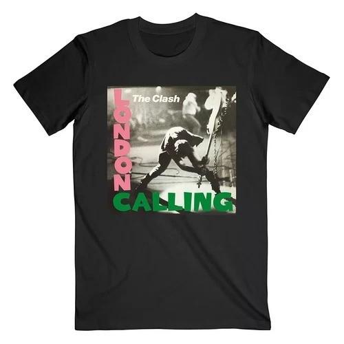Vtg The Clash London Calling Band T Shirt Full Size S to 4XL RARE S разноцветный