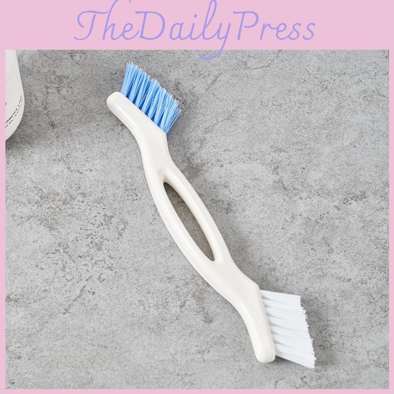 Bathroom Tile Grout Brush With Dual Head For Efficient Cleaning Maintenance Home