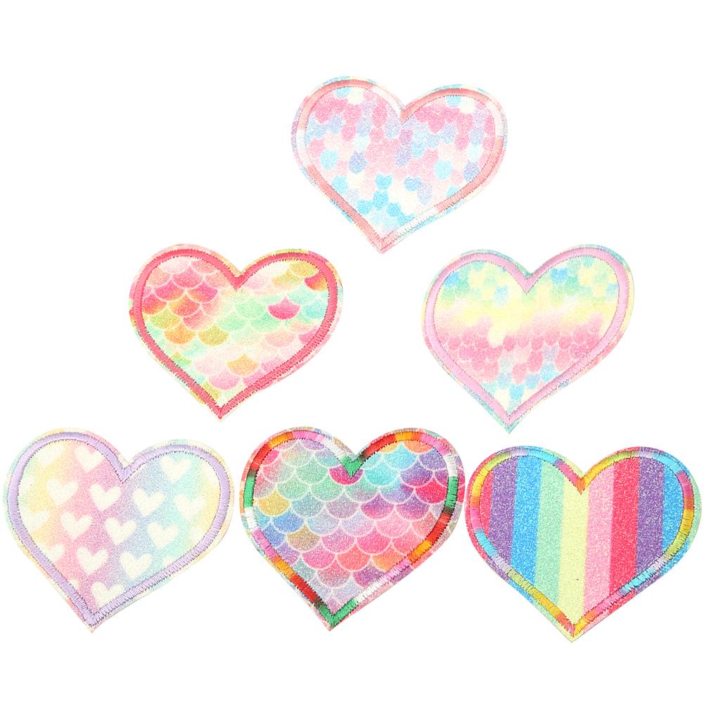 6pcs Embroidered Patch Applique Sewing Cloth Sticker DIY Clothing Accessories