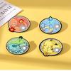 4Pcs Pokemon Enamel Pins Set Pikachu Charmander Play Poké Ball Brooch Cute Lapel Cosplay Badges Cartoon Jewelry Accessories