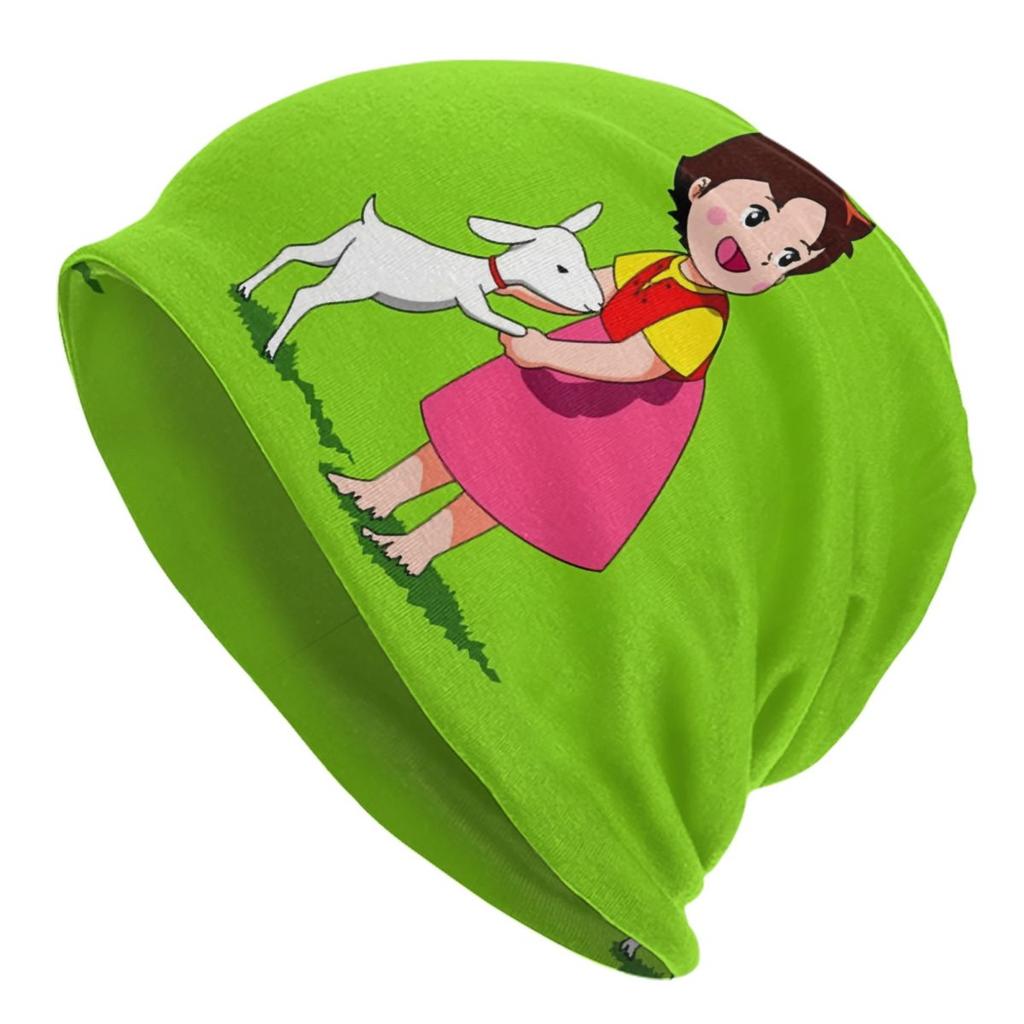 Unisex Bonnet Warm Knit Hat Anime Heidi Girl Of The Alps Comic Cartoon Street Skullies Beanies Caps Adult Beanie Hats Ski Cap