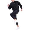 Li Ning Sweat Series Comfortable Breathable Fitness Leisure Sports Suit Unisex Suit Black LWLU005-1